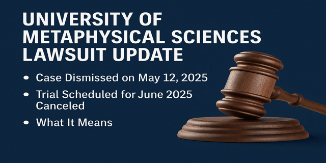 The University of Metaphysical Sciences lawsuit