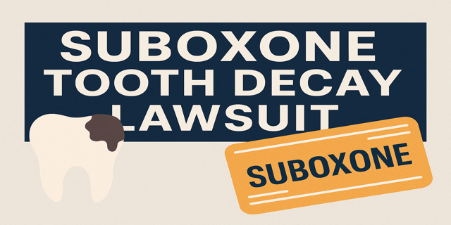 The Suboxone tooth decay lawsuit
